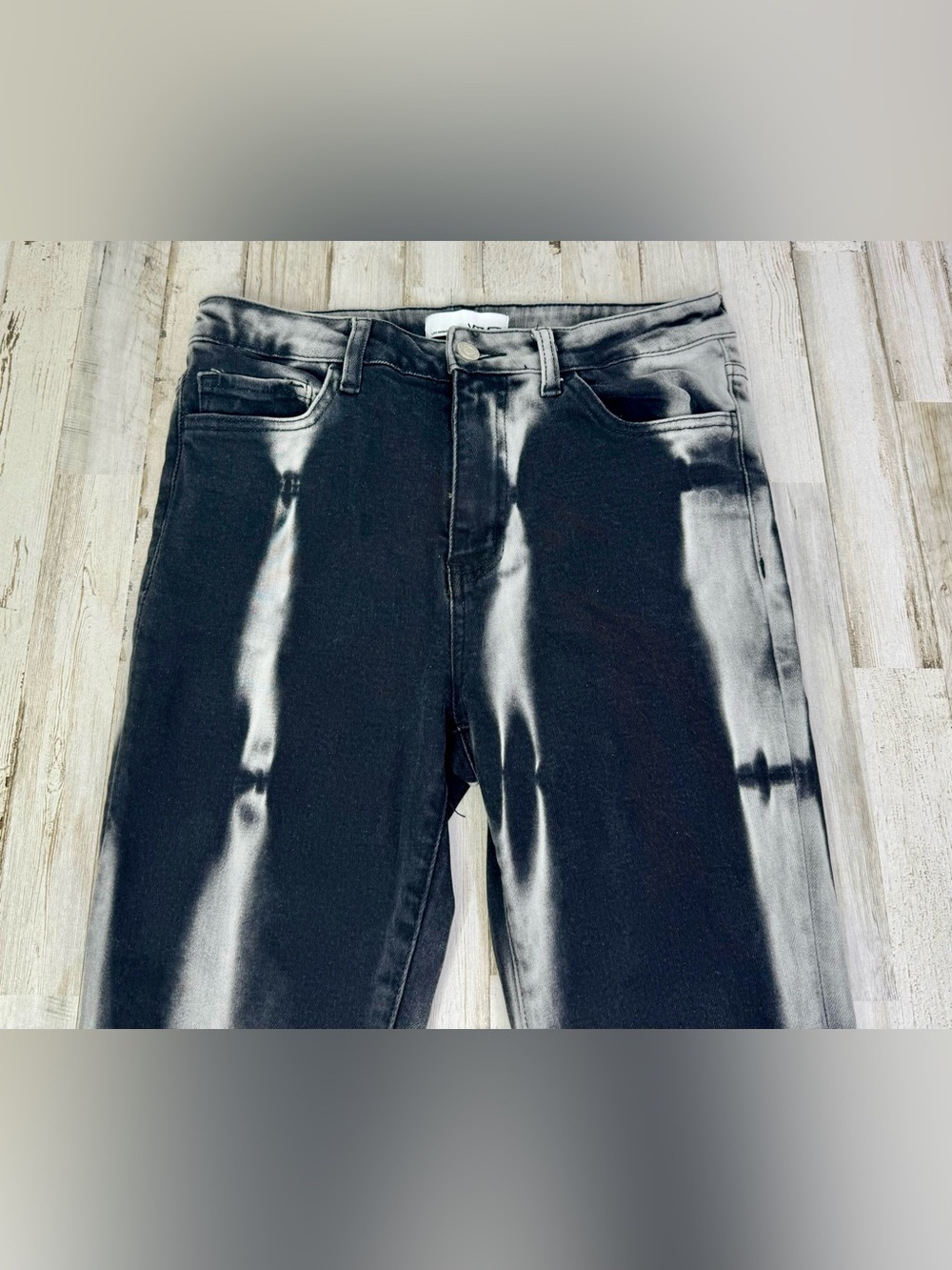 Vervet Black/white Skinny Jeans 29 (28x27) High Rise - Picture 2 of 12